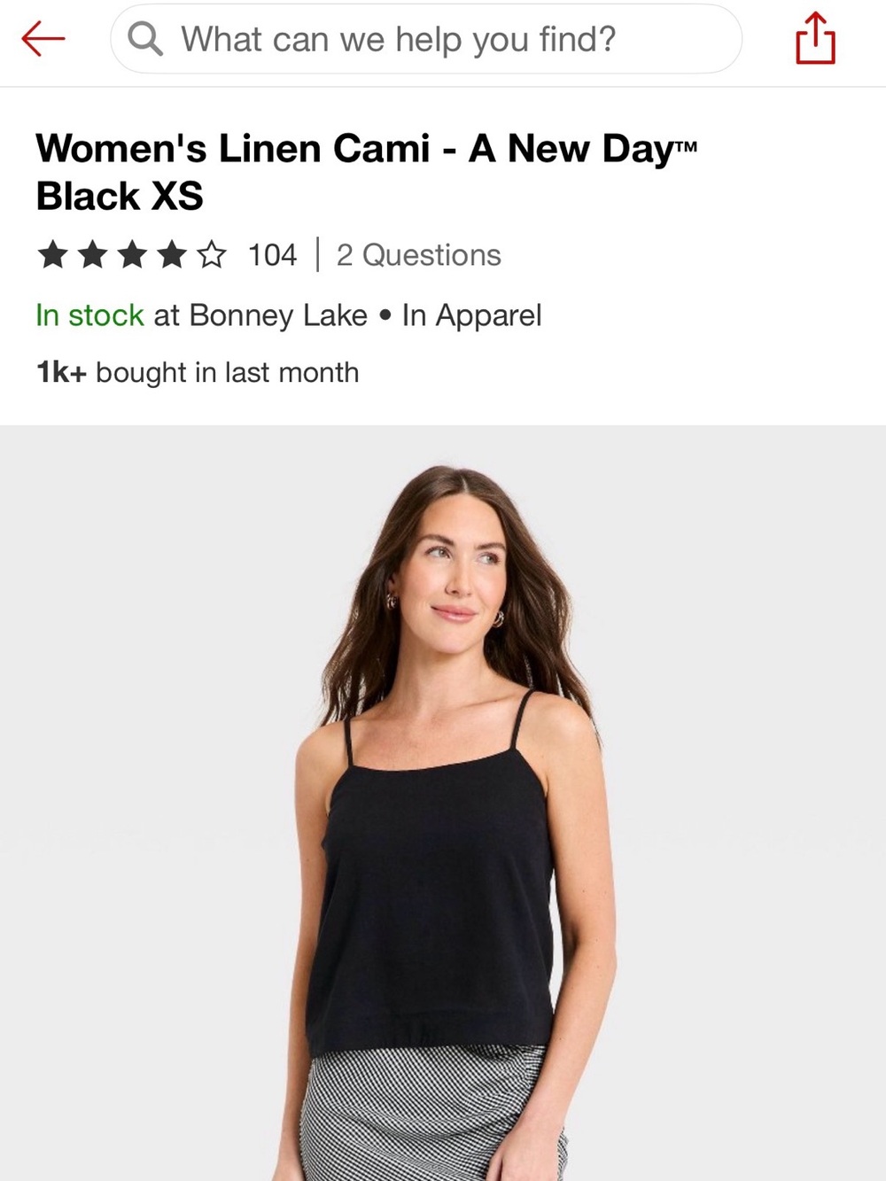 Target Linen tank top